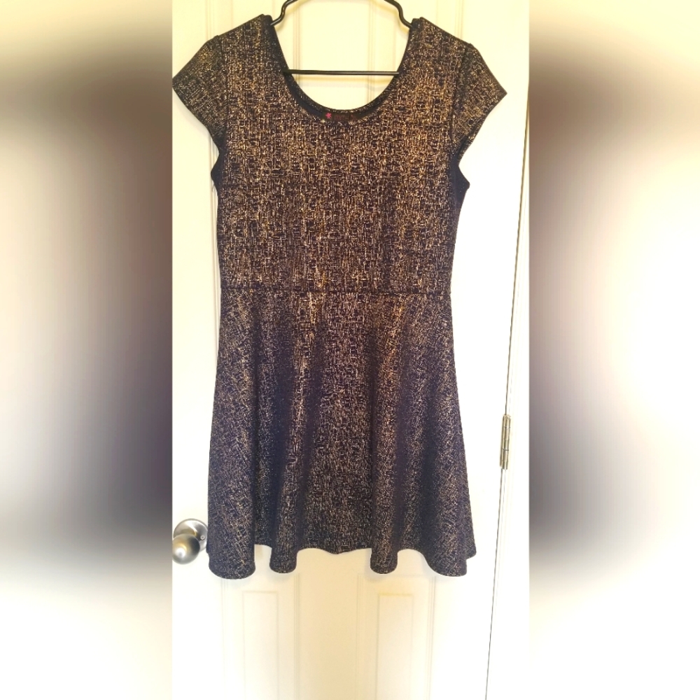 Gold Mini Dress